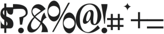 Merqil otf (400) Font OTHER CHARS