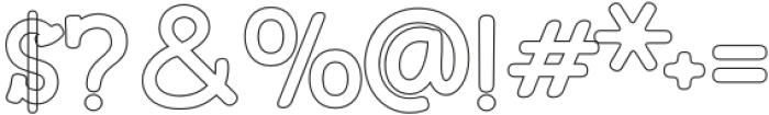 Merriland Outline otf (400) Font OTHER CHARS