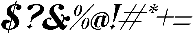 Merry Advent Italic otf (400) Font OTHER CHARS