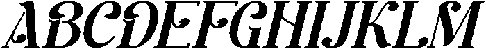 Merry Advent Italic otf (400) Font UPPERCASE