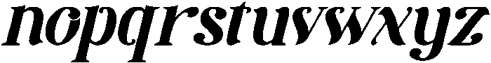 Merry Advent Italic otf (400) Font LOWERCASE