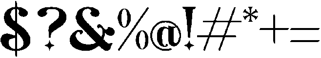 Merry Advent otf (400) Font OTHER CHARS