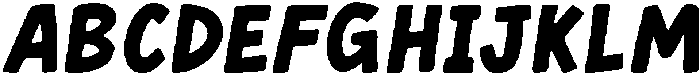 Merry Candy Regular otf (400) Font UPPERCASE