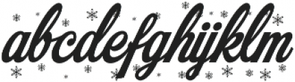 Merry Christmas Color ttf (400) Font LOWERCASE
