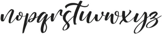 Merry Christmas Italic otf (400) Font LOWERCASE