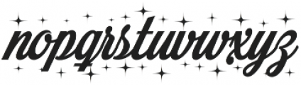 Merry Christmas Star otf (400) Font LOWERCASE