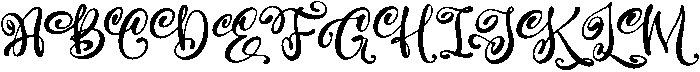 Merry Christyne Pro Regular otf (400) Font UPPERCASE
