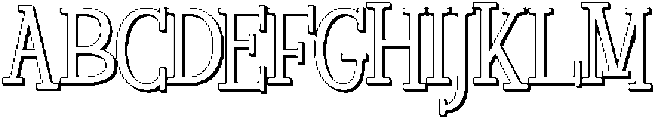 Merry Glow Shadow otf (400) Font UPPERCASE