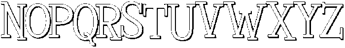 Merry Glow Shadow otf (400) Font UPPERCASE