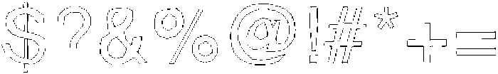 Merry Markers Medium otf (500) Font OTHER CHARS