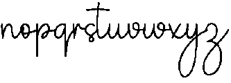 Merry Natural Regular otf (400) Font LOWERCASE