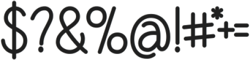 Merry Notes otf (400) Font OTHER CHARS