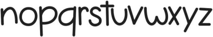 Merry Notes otf (400) Font LOWERCASE