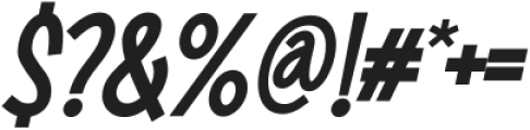 Merry Season Italic otf (400) Font OTHER CHARS
