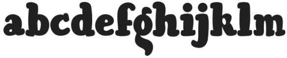 Merry Snowy Regular otf (400) Font LOWERCASE