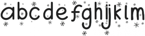 Merry Sugar Snow Regular otf (400) Font LOWERCASE