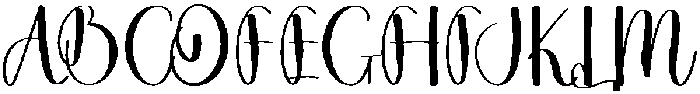 Merry Sunday Regular otf (400) Font UPPERCASE