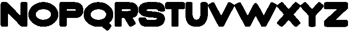 Merry Thick Regular otf (400) Font UPPERCASE