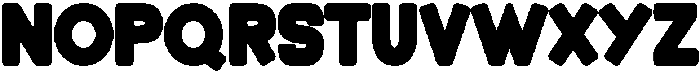 Merry Thick Regular otf (400) Font LOWERCASE