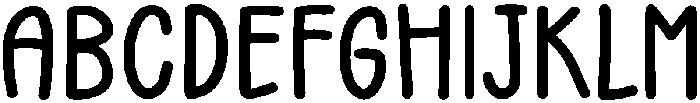 Merry and Bright Regular otf (400) Font UPPERCASE