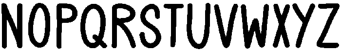 Merry and Bright Regular otf (400) Font UPPERCASE