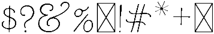 MerryMail Regular otf (400) Font OTHER CHARS