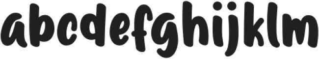 Merryah otf (400) Font LOWERCASE