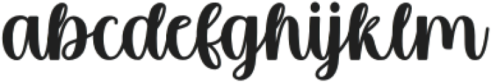 Merrytone Regular otf (400) Font LOWERCASE