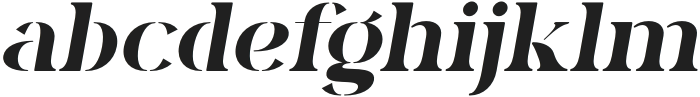 Mersen Boldest Italic otf (700) FONT