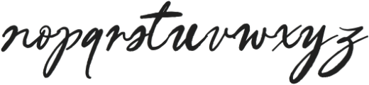 Mersilla Script otf (400) Font LOWERCASE