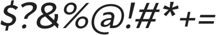 Mersin Regular Italic otf (400) Font OTHER CHARS