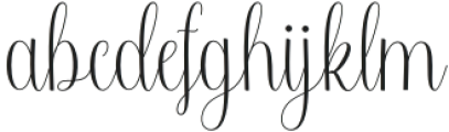 Merthiana otf (400) Font LOWERCASE