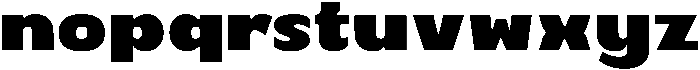 Mertune Bold otf (700) Font LOWERCASE
