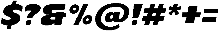 Mertune Italic otf (400) Font OTHER CHARS