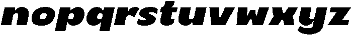 Mertune Italic otf (400) Font LOWERCASE
