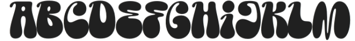 Mescio Regular otf (400) Font UPPERCASE