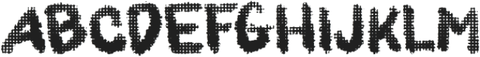 Mesh Mashed ttf (400) Font UPPERCASE