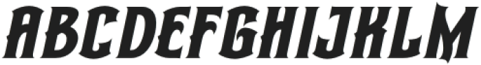 Mesho Italic otf (400) Font LOWERCASE