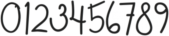 Messy Bun Handwriting Regular otf (400) Font OTHER CHARS