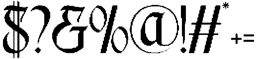 Mestiqa Regular otf (400) Font OTHER CHARS