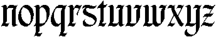 Mestiqa Regular otf (400) Font LOWERCASE