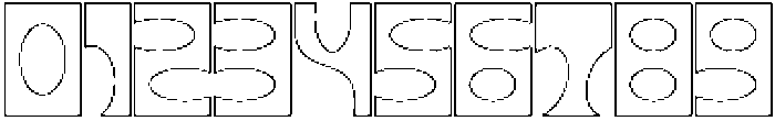 Meta Glone Outline otf (400) Font OTHER CHARS