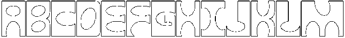 Meta Glone Outline otf (400) FONT