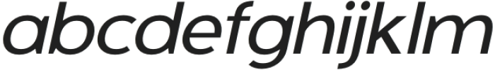 Meta Link Medium Italic otf (500) Font LOWERCASE