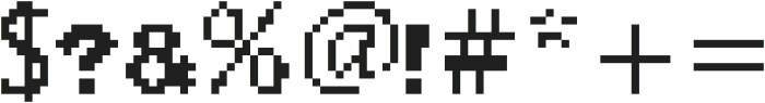 MetaPixels ttf (400) Font OTHER CHARS