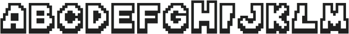 MetaPixels ttf (400) Font UPPERCASE