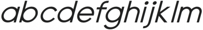Metablue Semi Bold Italic otf (600) Font LOWERCASE