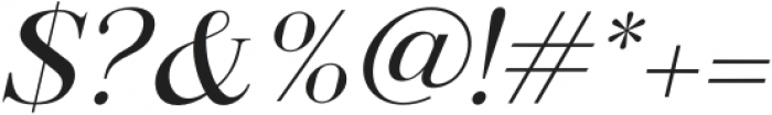 Metafiz Italic otf (400) Font OTHER CHARS