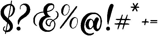 Metafora regular otf (400) Font OTHER CHARS