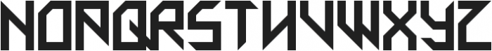 Metal Arhythmetic ttf (400) Font UPPERCASE